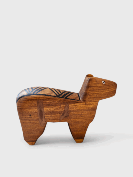 Escultura em madeira (paca) [BLT]