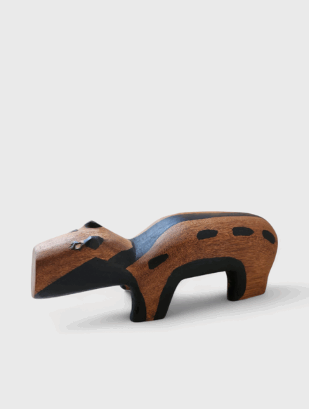 Escultura em madeira (capivara) [BLT]