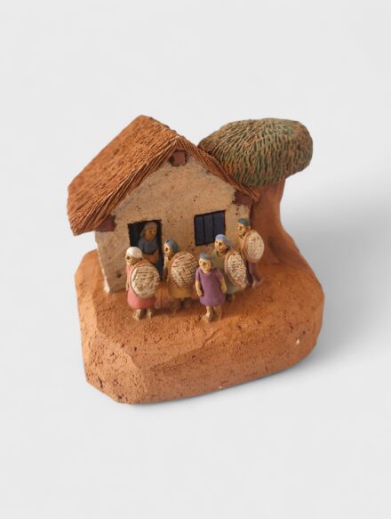 Escultura em cerâmica – casa [CCP]
