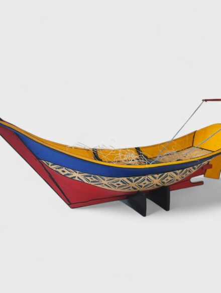 Escultura canoa caiçara (G) [EGR]
