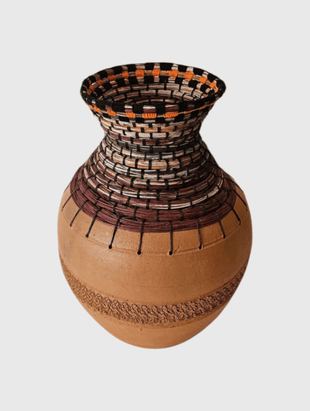 Vaso Barro Natural {JR}