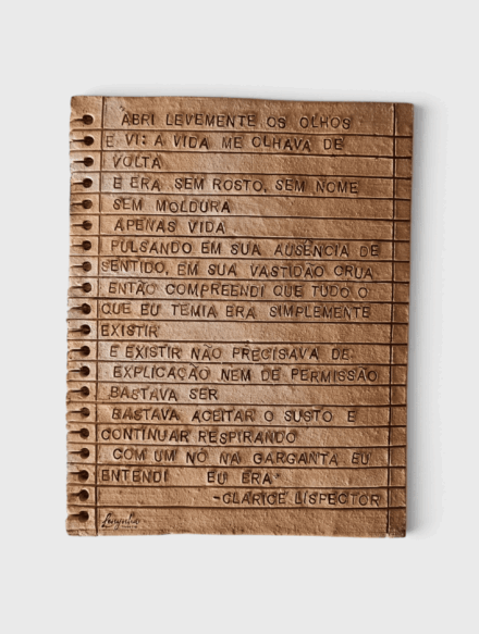 Placa Clarice Lispector {LE}