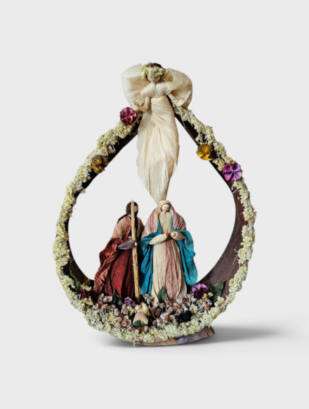Presépio com guirlanda Anjo {GO}