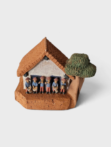 Casinha cerâmica miniatura  {CH}